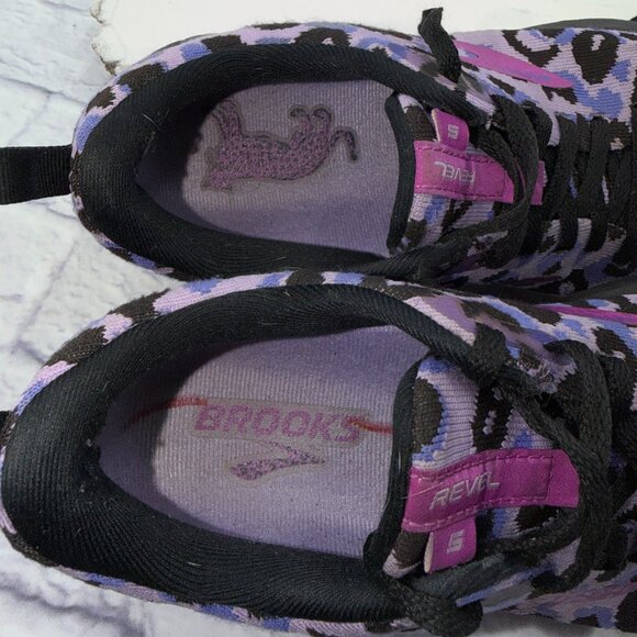 Brooks Revel 5 Shoes Womens Size 8.5 Running Athletic Leopard Print Sneakers - Picture 12 of 14